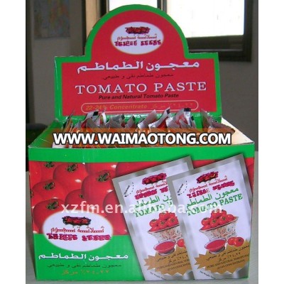 new crop tomato paste in sachet