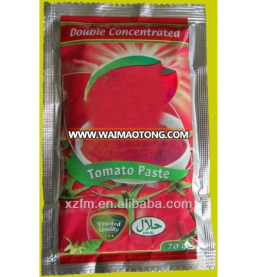 Tomato Paste 70g pouch packing